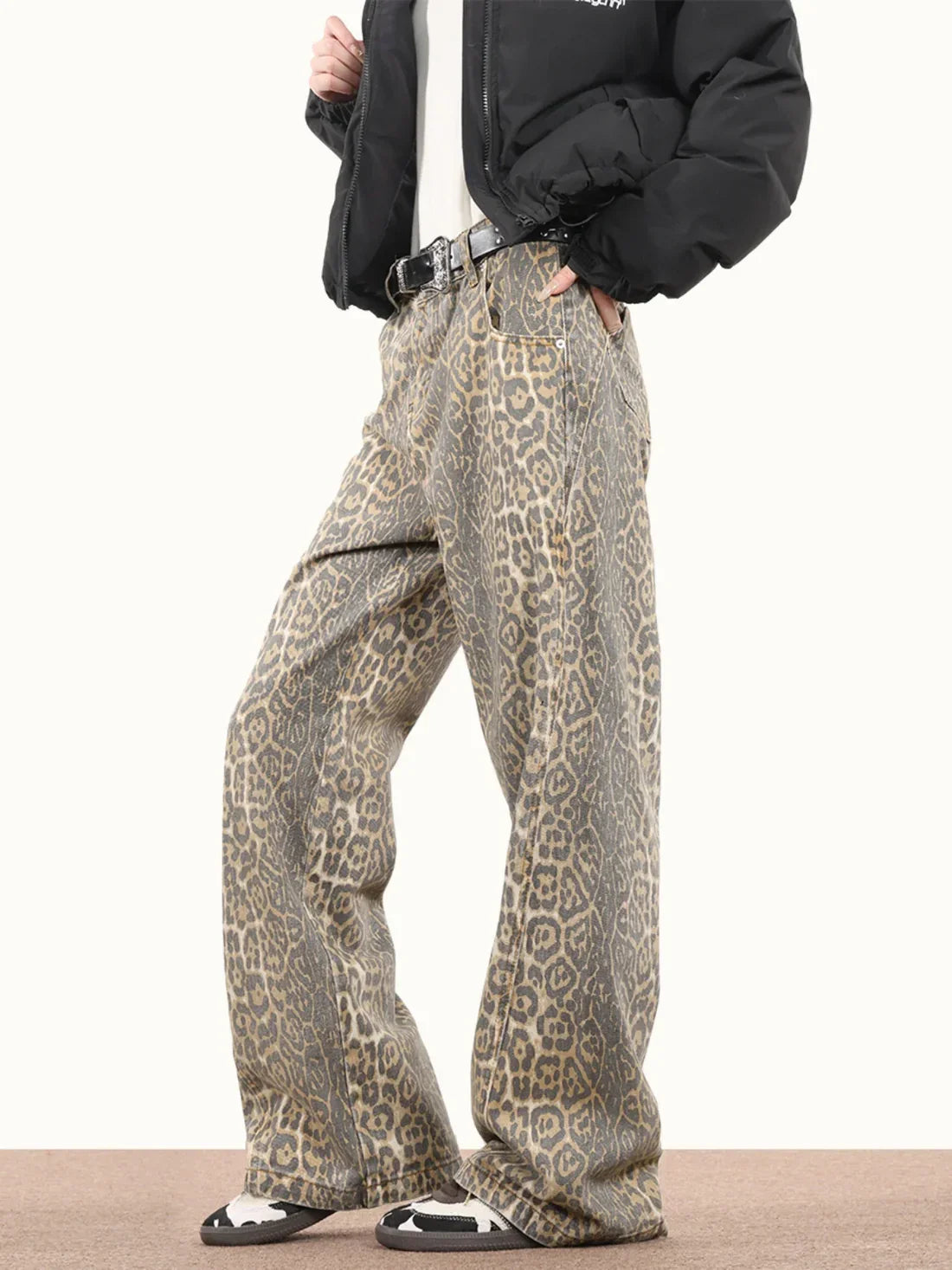 Pantalones de leopardo Ava