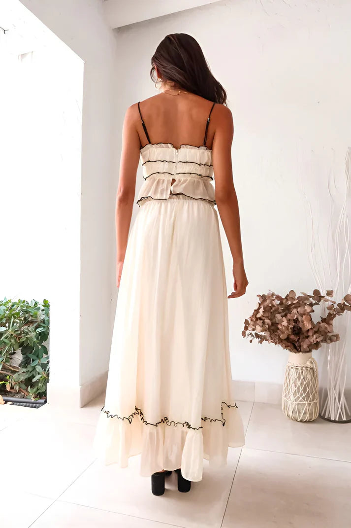 Conjunto de vestido de dos piezas Ellen