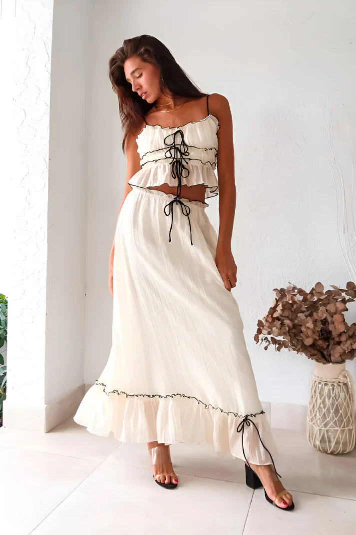 Conjunto de vestido de dos piezas Ellen